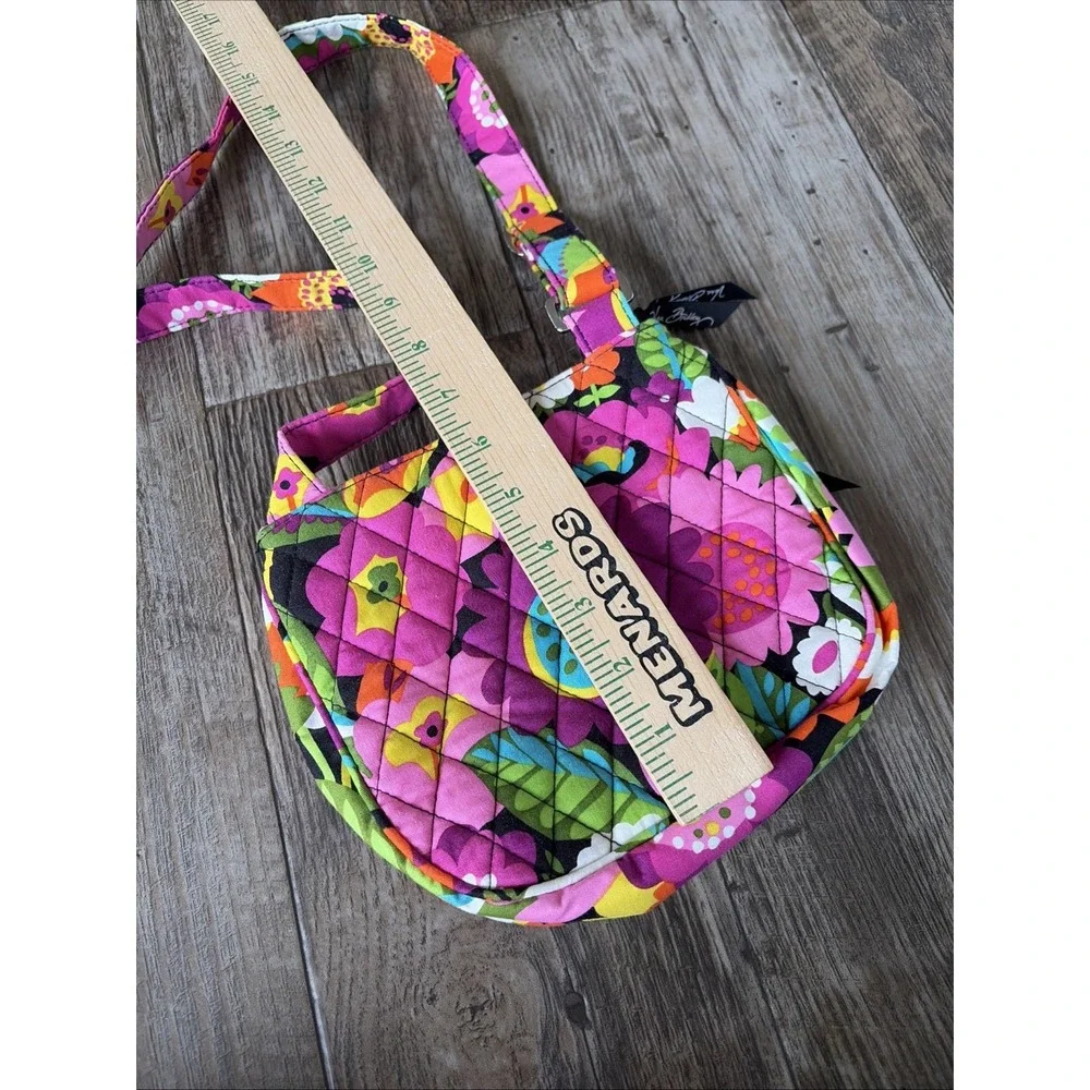 Vera Bradley Little Flap Hipster Crossbody Bag NWT $50 Va Va Bloom Bright Floral